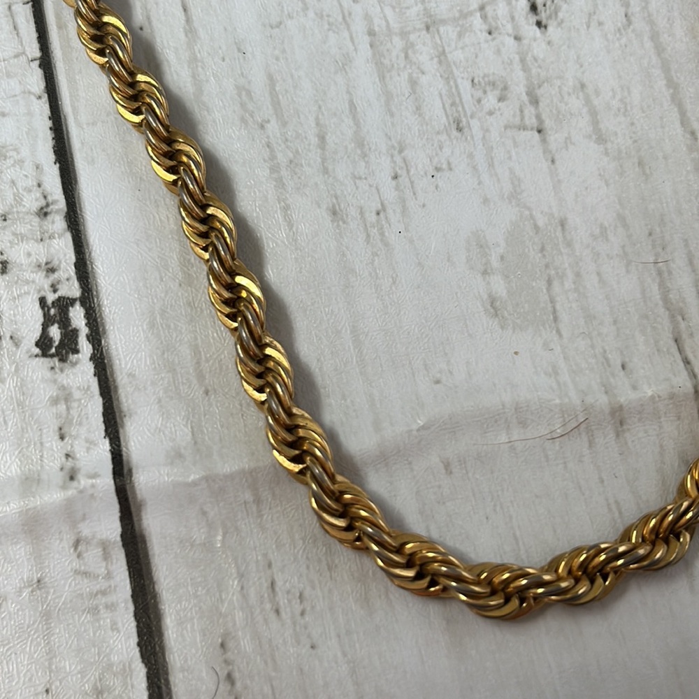 Vintage Napier Gold Rope Chain - Picture 2 of 5